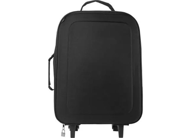 Robuster Polyester Trolley Jordana - Vielseitiger Reisetrolley in Schwarz TK Gruppe® Grosshandel 