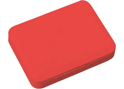 Robuster Rechteck-Radiergummi in Rot: Präzise, Langlebig & Effektiv – Ideal für Künstler TK Gruppe® Grosshandel 