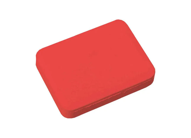 Robuster Rechteck-Radiergummi in Rot: Präzise, Langlebig & Effektiv – Ideal für Künstler TK Gruppe® Grosshandel 
