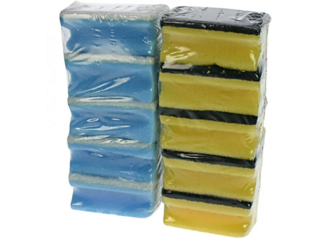 Robuster Schwamm-Scheuerschwamm 5er-Pack, Sonderverkauf – Ideal für Haushalt TK Gruppe® Grosshandel 