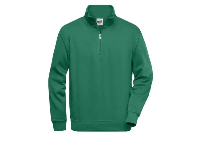 Robuster Workwear Halb-Reißverschluss Pullover – Bequemer und strapazierfähiger Arbeits-Sweater TK Gruppe® Grosshandel 