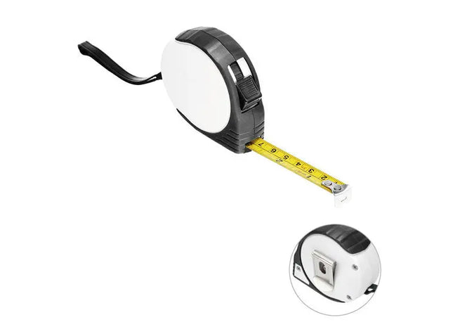 Robustes Maßband 3m - weiß & schwarz - präzises Messwerkzeug für Heimwerker und Profis TK Gruppe® Grosshandel 