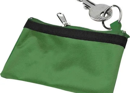 Robustes Sheridan Nylon-Schlüsseletui - Praktisch Grünes Schlüsselportemonnaie TK Gruppe® Grosshandel 