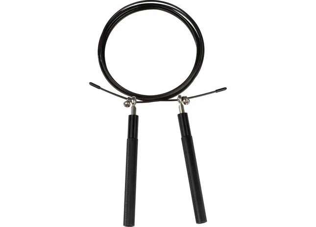 Robustes Springseil mit Stabilen Metallgriffen - Schwarz TK Gruppe® Grosshandel 