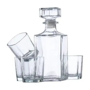 Rockwel Elegantes Whisky-Set aus Kristallglas – Transparent und edel TK Gruppe® Grosshandel 