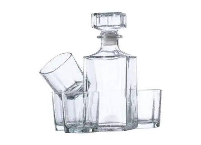 Rockwel Elegantes Whisky-Set aus Kristallglas – Transparent und edel TK Gruppe® Grosshandel 