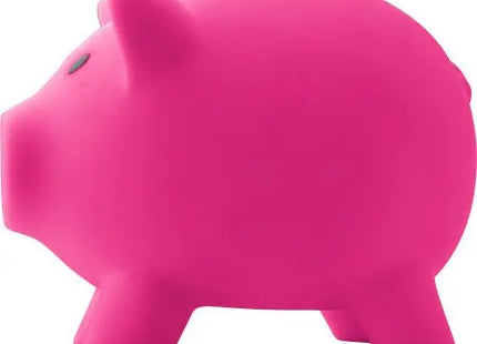 Roger Sparschwein aus Kunststoff - rosa, langlebiges Sparschwein für alle Altersgruppen TK Gruppe® Grosshandel 