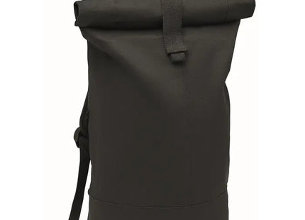Rolltop-Rucksack Canvas ZURICH ROLL - schwarz - stilvoller und vielseitiger Begleiter für Alltag und Reisen TK Gruppe® Grosshandel 