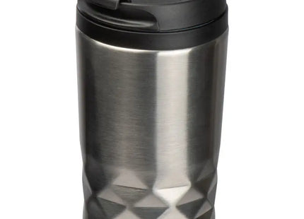 Roma Isolierbecher 400 ml – Stilvoller Becher in Silbergrau TK Gruppe® Grosshandel 