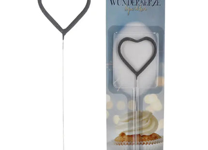 Romantische Wunderkerze in Herzform, 18cm – Ideal für besondere Anlässe TK Gruppe® Grosshandel 