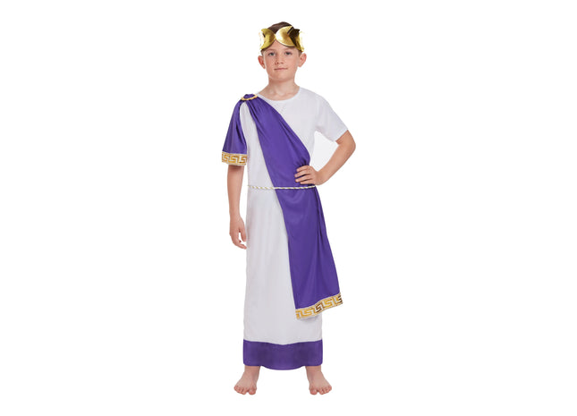 Römischer Kaiser Kostüm Für Kinder, Größe 10-12 Jahre, Historisches Verkleidung TK Gruppe® Grosshandel 