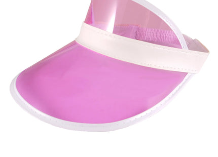 Rosa Visiermütze für Erwachsene | Stilvolle Sonnenblende TK Gruppe® Grosshandel 
