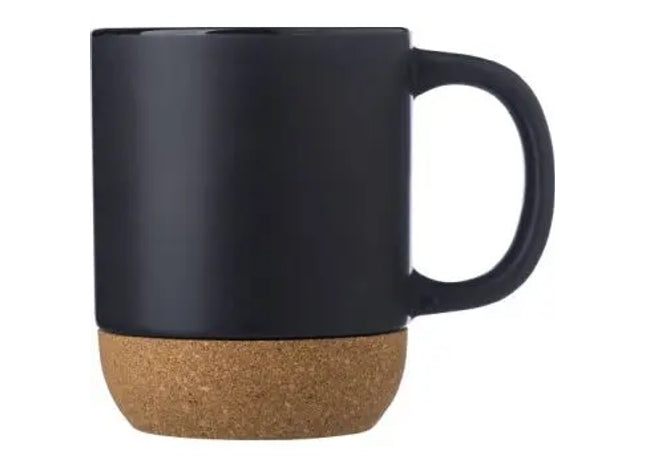 Rosamund Keramikbecher in Mattschwarz, Stilvolles Design, 300ml TK Gruppe® Grosshandel 