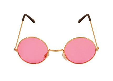 Roségoldene Sonnenbrille für Erwachsene mit rosa Gläsern, Uv-Schutz, Stilvoll und Longlebig TK Gruppe® Grosshandel 