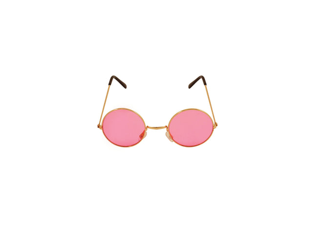 Roségoldene Sonnenbrille für Erwachsene mit rosa Gläsern, Uv-Schutz, Stilvoll und Longlebig TK Gruppe® Grosshandel 