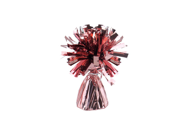 Roségoldenes Ballongewicht 85 g, Tischhalterung aus Folie für Ballons TK Gruppe® Grosshandel 
