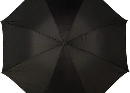 Rosemarie Portierschirm aus Polyester - Schwarz, Eleganter und Zuverlässiger Wetterschutz TK Gruppe® Grosshandel 