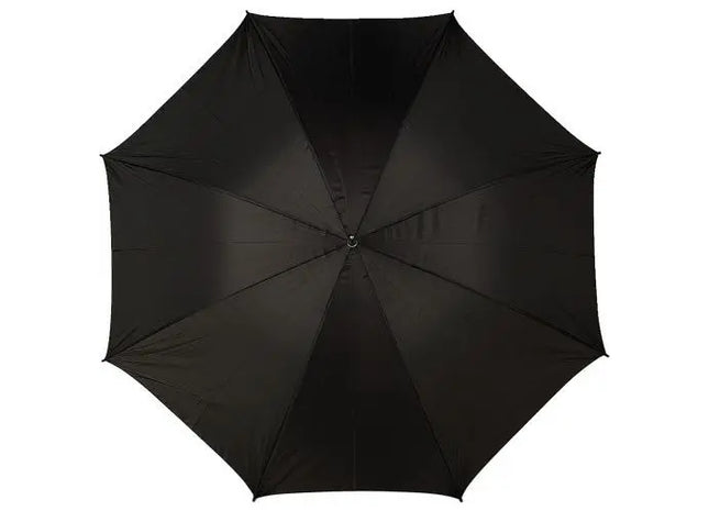 Rosemarie Portierschirm aus Polyester - Schwarz, Eleganter und Zuverlässiger Wetterschutz TK Gruppe® Grosshandel 