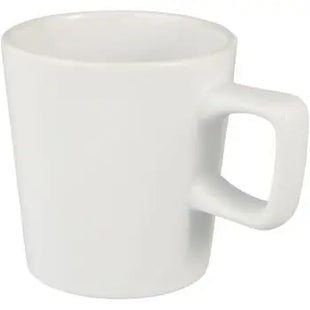 Ross 280 ml Keramiktasse - Weiß, Hochwertiger Becher, Spülmaschinenfest, Stilvolles Design TK Gruppe® Grosshandel 