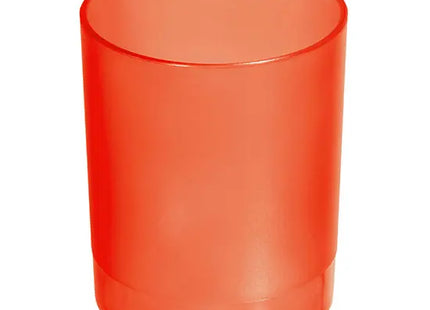 Rot gefrosteter Stifthalter – Eleganter Organizer für Schreibutensilien TK Gruppe® Grosshandel 