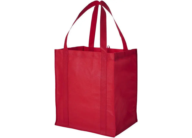Rote Liberty Non Woven Tragetasche 29L – Robust, geräumig, vielseitig, umweltfreundlich TK Gruppe® Grosshandel 