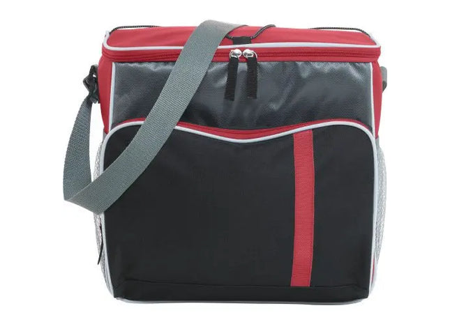 Rote Polyester-Kühltasche Ravi – Stilvoll, kühlend, praktisch, vielseitig TK Gruppe® Grosshandel 