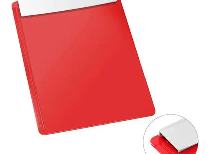 Rote und weiße Schreibplatte DIN A4 Robustes und stilvolles Klemmbrett für professionelle Nutzung TK Gruppe® Grosshandel 