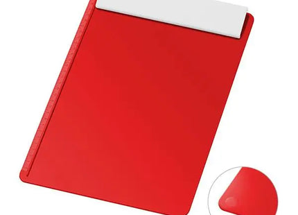 Rote und weiße Schreibplatte DIN A4 (ohne Papier, dünne Wandung) Leichtes, robustes Klemmbrett TK Gruppe® Grosshandel 
