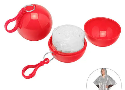 Roter Regen-Poncho - Stilvoller und Zuverlässiger Wetterschutz TK Gruppe® Grosshandel 