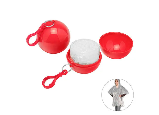 Roter Regen-Poncho - Stilvoller und Zuverlässiger Wetterschutz TK Gruppe® Grosshandel 