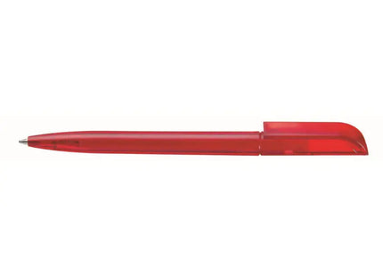 Roter Twisty Frozen Drehkugelschreiber: Eleganter Stift, reibungslose Drehmechanik, stilvolles Design TK Gruppe® Grosshandel 