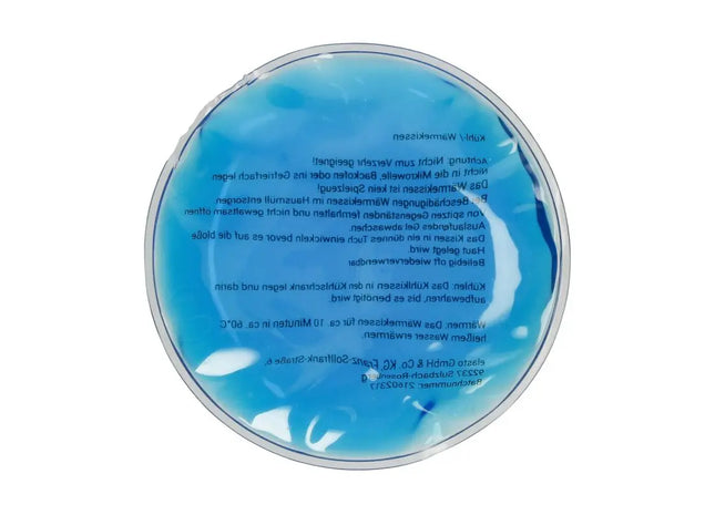 Round Transparentes Blaues Kühl- & Wärmekissen für flexible Anwendungen TK Gruppe® Grosshandel 