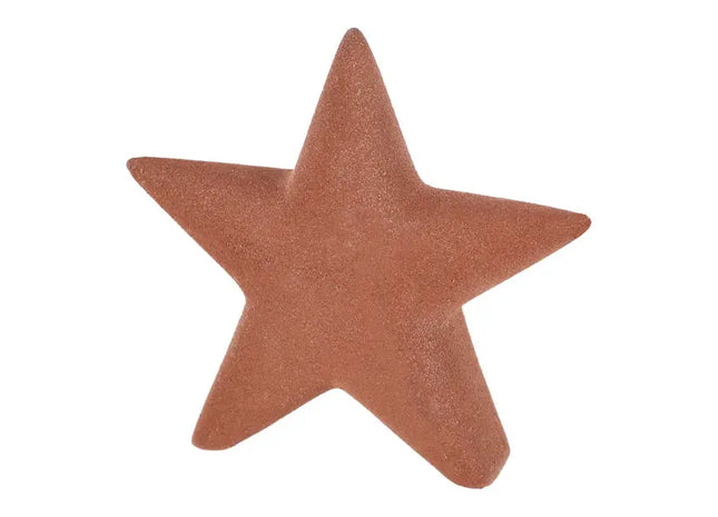 Rubinroter Sandstern, ca. 10x10cm - Dekorative Kunst für Zuhause und Büro, Handgefertigt TK Gruppe® Grosshandel 