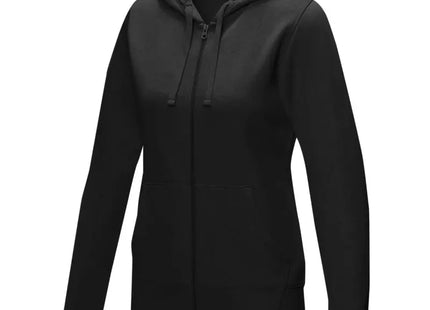 Ruby Damen Hoodie, Bio-Material GOTS, Durchgehender Reißverschluss TK Gruppe® Grosshandel 