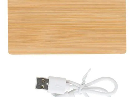 Ruby Öko-Powerbank aus Bambus in Braun – Nachhaltige Energiequelle TK Gruppe® Grosshandel 
