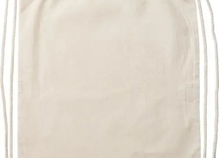 Schuh-/Rucksack (Turnbeutel) aus Baumwolle Dominique - khaki - stilvoller und vielseitiger Begleiter TK Gruppe® Grosshandel 