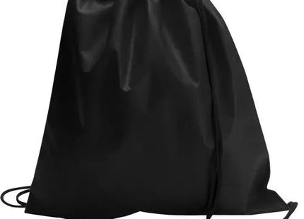 Schuh-/Rucksack (Turnbeutel) aus Non-Woven Nico - schwarz - langlebig und vielseitig für Sport und Freizeit TK Gruppe® Grosshandel 