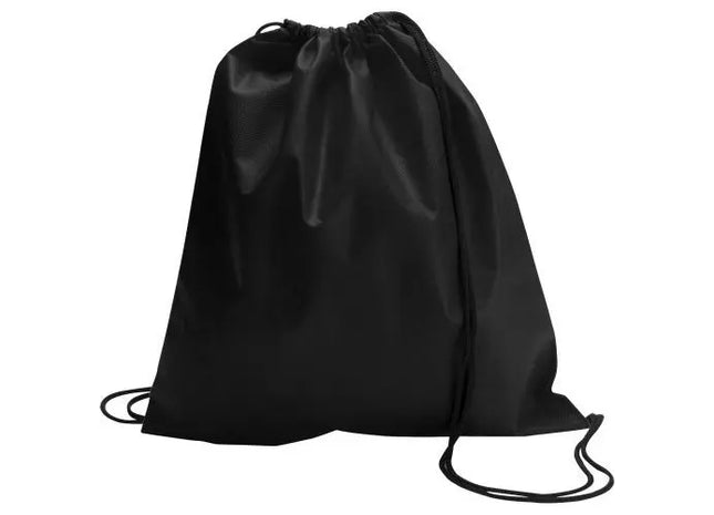 Schuh-/Rucksack (Turnbeutel) aus Non-Woven Nico - schwarz - langlebig und vielseitig für Sport und Freizeit TK Gruppe® Grosshandel 