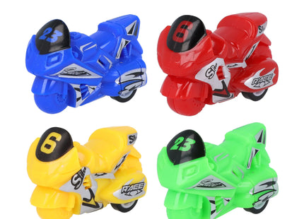 Rückzieh-Motorräder, 5,3 cm, 4 Farben TK Gruppe® Grosshandel 