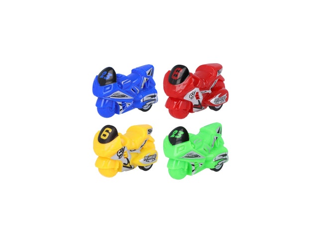 Rückzieh-Motorräder, 5,3 cm, 4 Farben TK Gruppe® Grosshandel 
