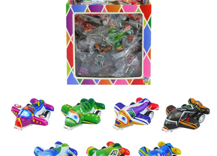 Rückziehflugzeuge, 5,5 cm, verschiedene Farben TK Gruppe® Grosshandel 