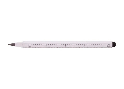 Ruloid Tintenloser Stift mit Integriertem Lineal - Weiß, Innovativ & Praktisch TK Gruppe® Grosshandel 