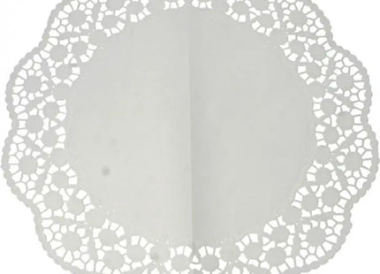Runde Cake Lace Schablonen, 12 Stück, 36cm Durchmesser, Weiß - Deko Zubehör für Kuchen TK Gruppe® Grosshandel 