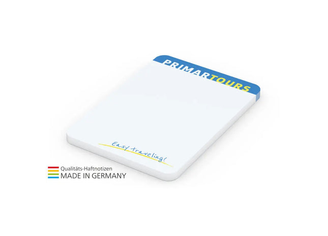 Runde Haftnotizen Plus 94 x 66 mm inkl. 4C-Druck – Selbstklebende Notizzettel für kreative Notizen TK Gruppe® Grosshandel 