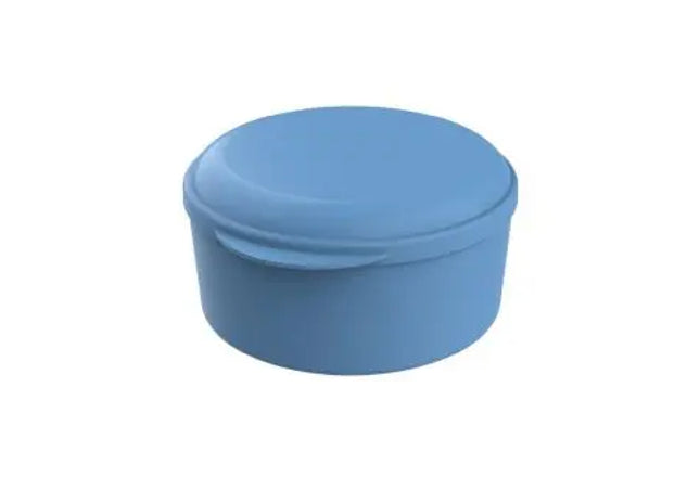 Runde Menübox ToGo – Behagliches Blau, Ideal für Unterwegs TK Gruppe® Grosshandel 