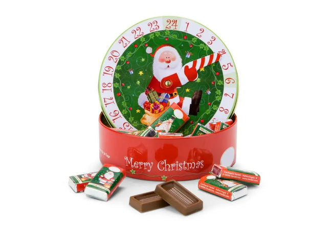 Runder Adventskalender mit täglicher Schokoladenüberraschung TK Gruppe® Grosshandel 