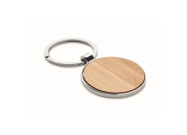 Runder Bambus Schlüsselring BALLARAT - Holz Schlüsselanhänger, Nachhaltiges Accessoire TK Gruppe® Grosshandel 