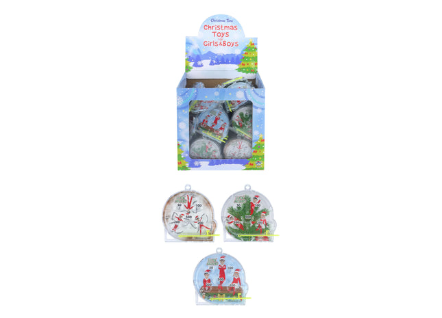 Rundes Elfin Flipper-Puzzle 5,5x5,8cm, 3 Sorten - Geschicklichkeitsspiel für Kinder TK Gruppe® Grosshandel 