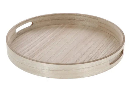 Rundes Holztablett, Durchmesser ca. 40 cm TK Gruppe® Grosshandel 