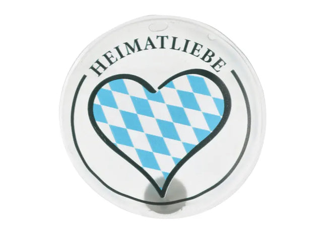 Rundes Taschenheizkissen Heimatliebe, ca. 9,5 cm Durchmesser TK Gruppe® Grosshandel 